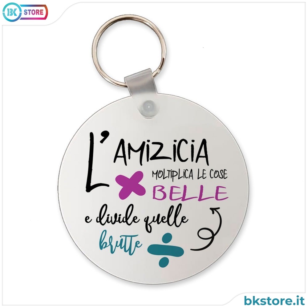 Portachiavi amicizia personalizzato con dedica o nome Portachiavi amicizia personalizzato con dedica o nome