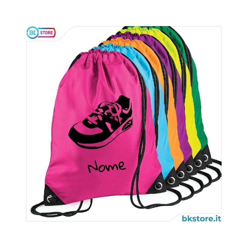 Zainetto personalizzato con scarpa e nome Zainetto personalizzato con scarpa e nome