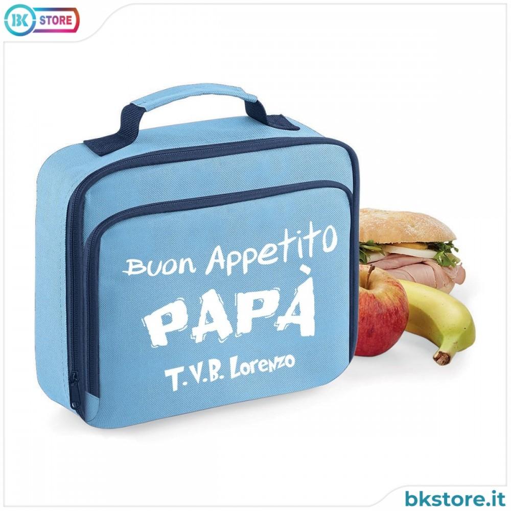 Lunch Box Borsa Frigo per il papà, personalizzata con nome