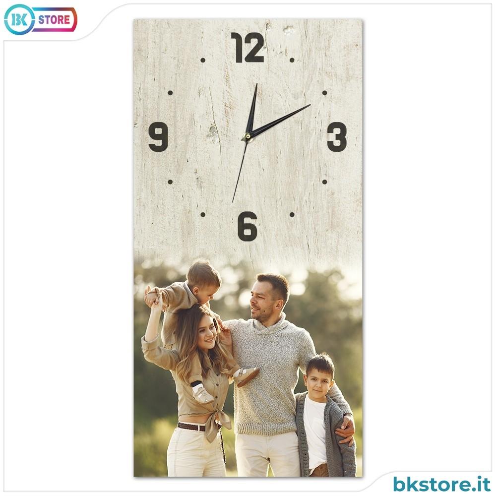 Go Find A Gift Orologio Da Parete Personalizzato In Ardesia Naturale Mr & Mrs - 22x22 Cm, Movimento Silenzioso, Regalo Di Nozze O Casa Nuova