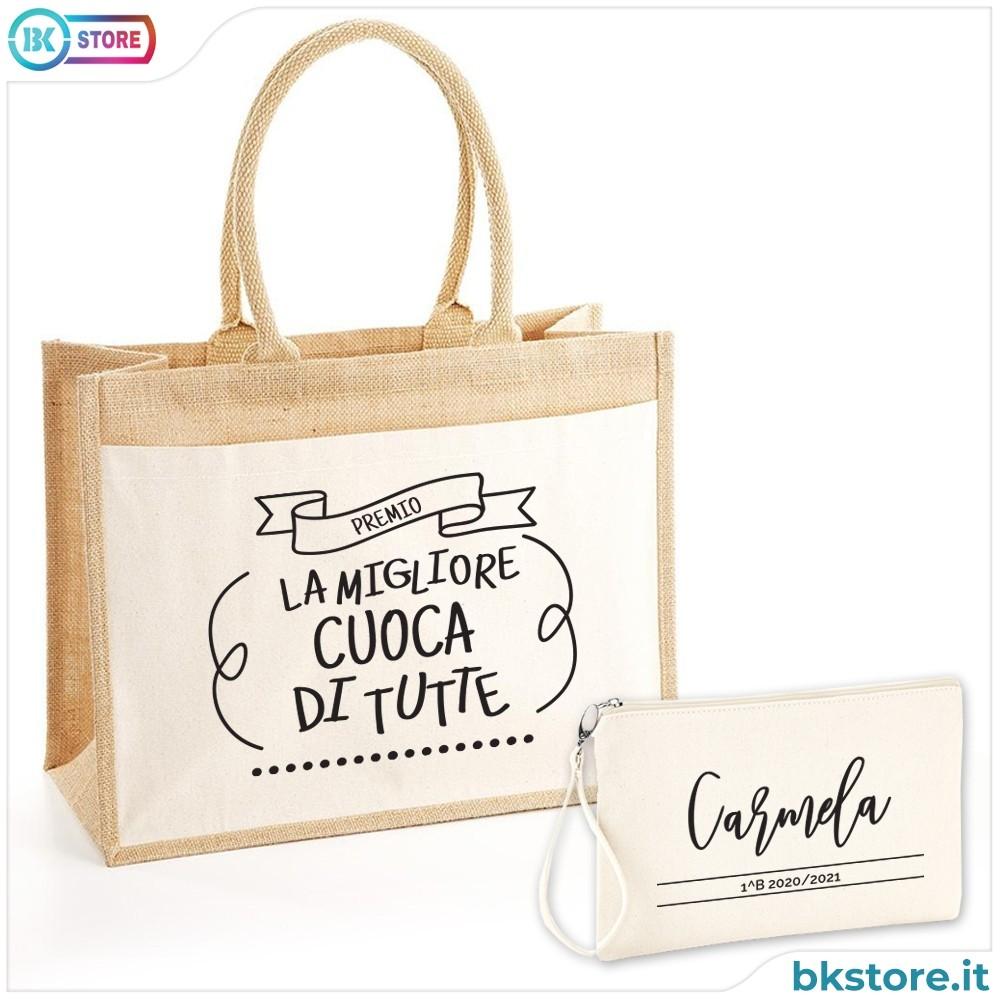 Dasein Borsa Da Lavoro Donna In Ecopelle, 2 Pezzi: Borsa Tote + Pochette, Tracolla Regolabile