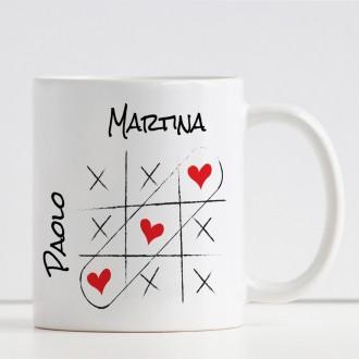 Tazza San Valentino Personalizzabile Con Nome - "Voglio Invecchiare Con Te" - Mug 11oz In Ceramica Per Lui/lei, Regalo Coppia