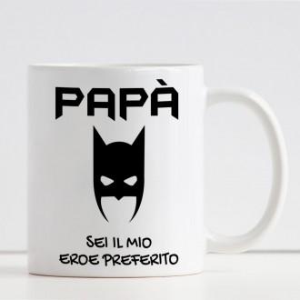 tazza personalizzata papà supereroe