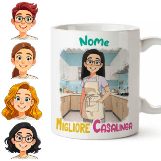 Tazza personalizzata casalinga con avatar e nome